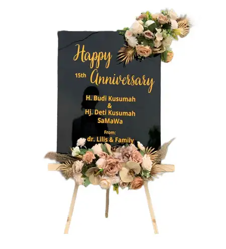 Papan Bunga Akrilik Manyeti
